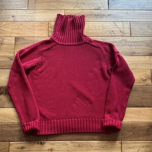 Vtg Y2K Calvin Klein Jeans military turtleneck sweater